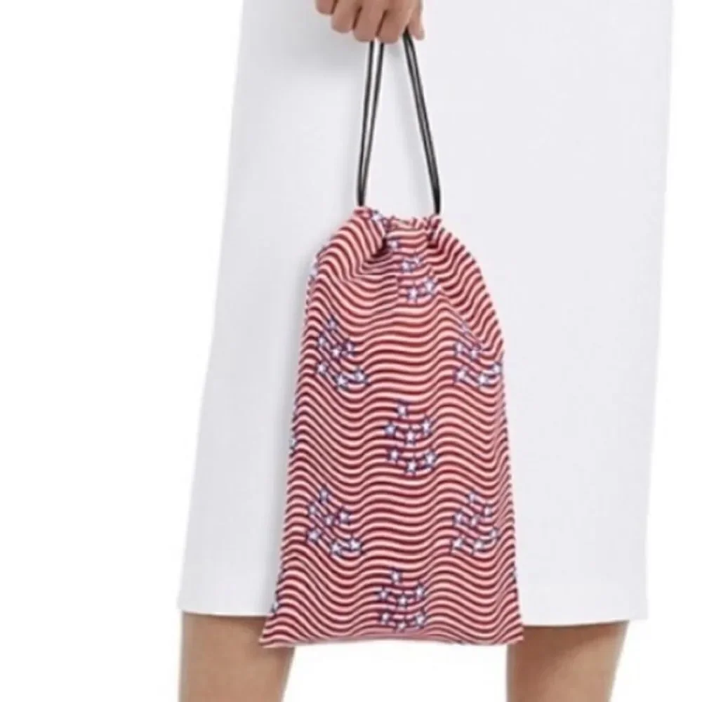 Alexander Wang Ryan Stars And Stripes Dustbag Pouch NWOT
